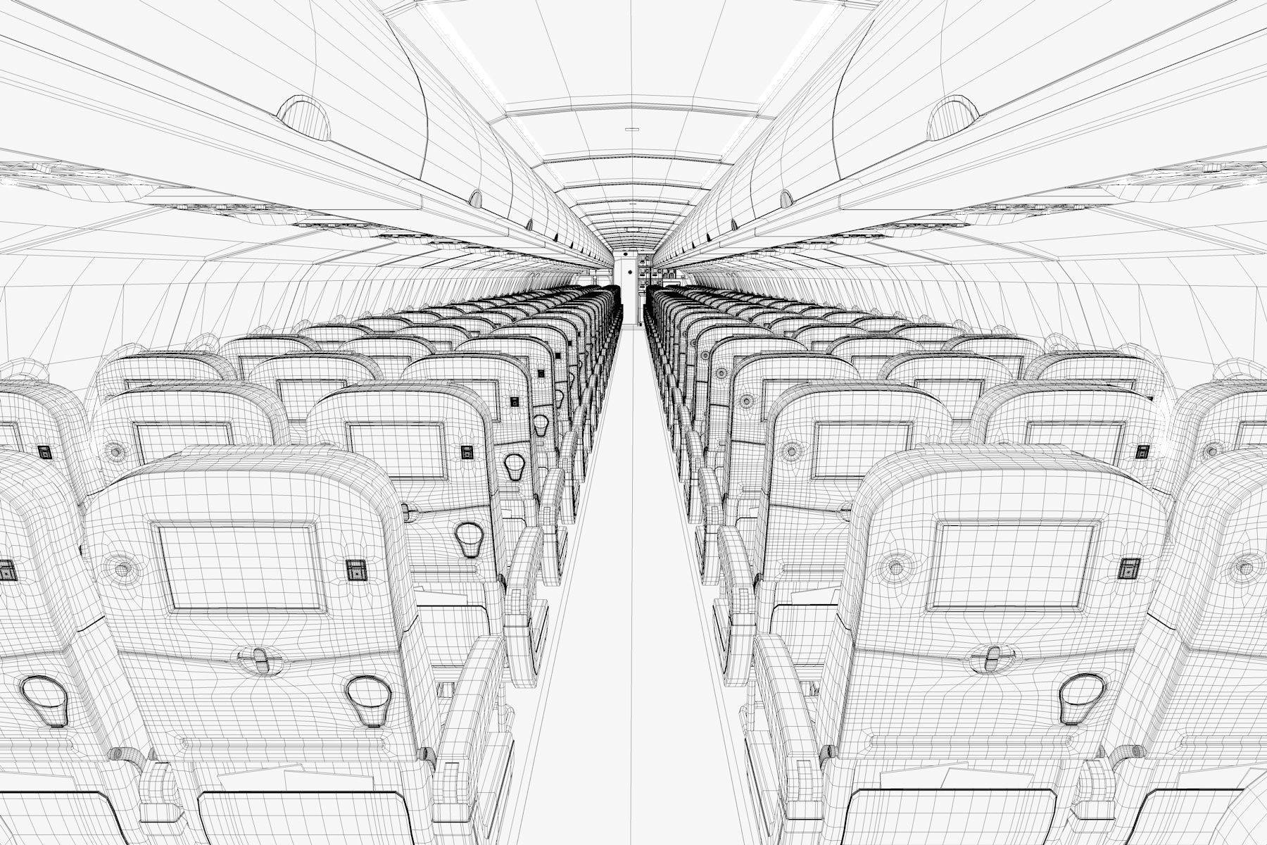 Airbus A 320neo 3D model_40