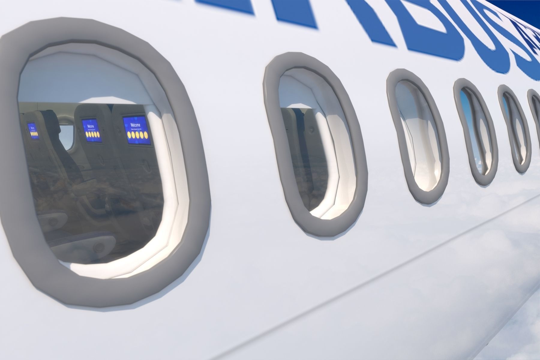 Airbus A 320neo 3D model_7