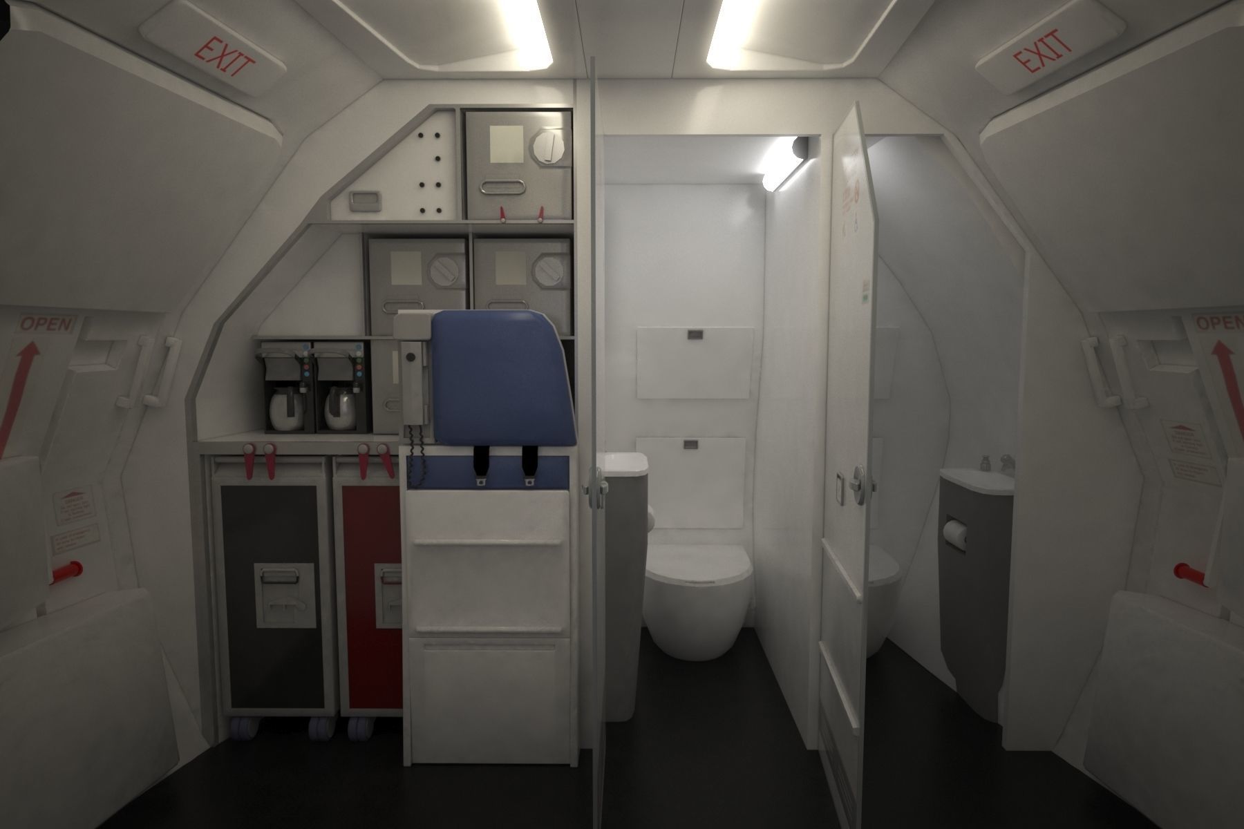 Airbus A 320neo 3D model_20