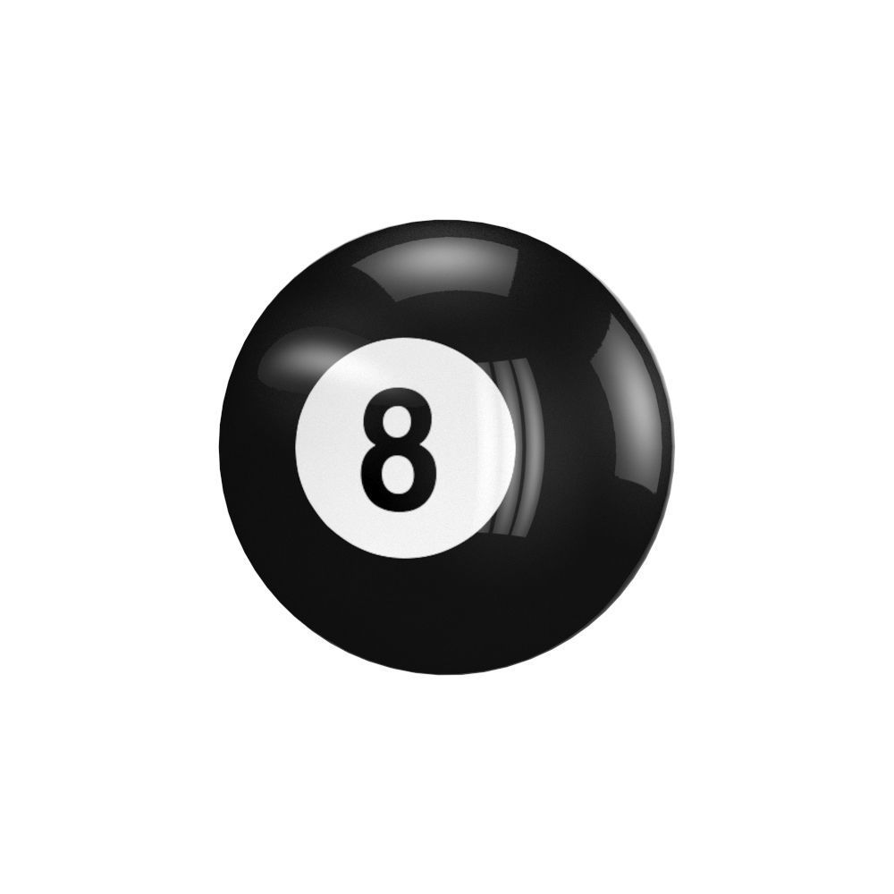 Billiard Balls 3D model_18