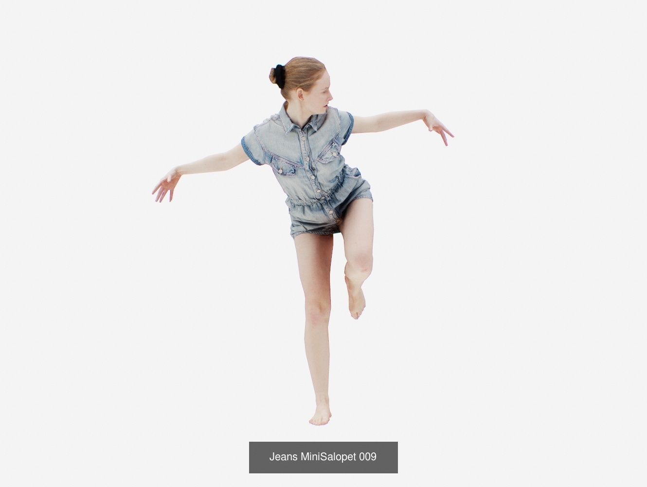 16 Girl in Artistic Pose Bundle 3D Model Collection_31