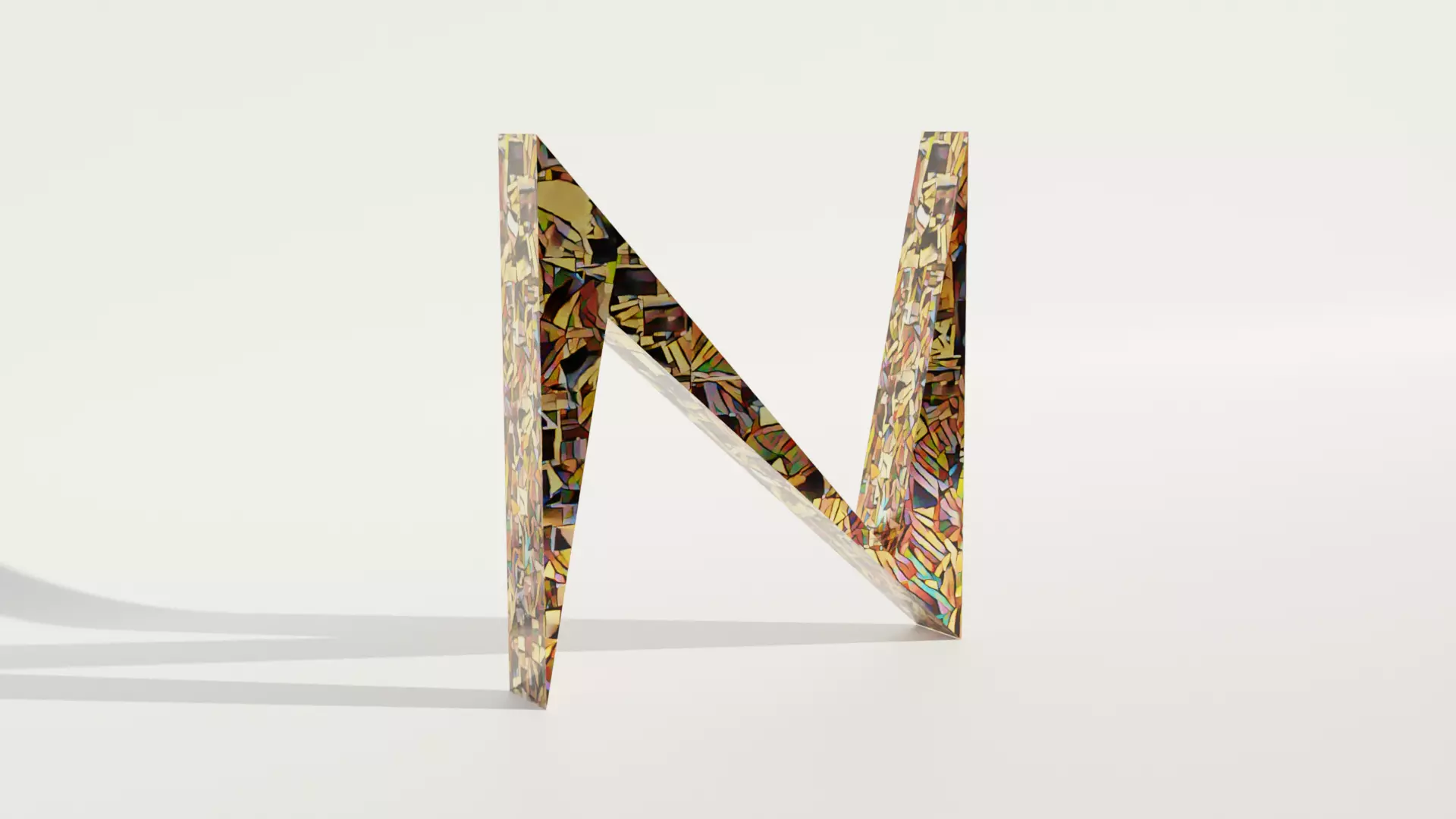 Hijikama font by BRON 3D STUDIOS 3D model