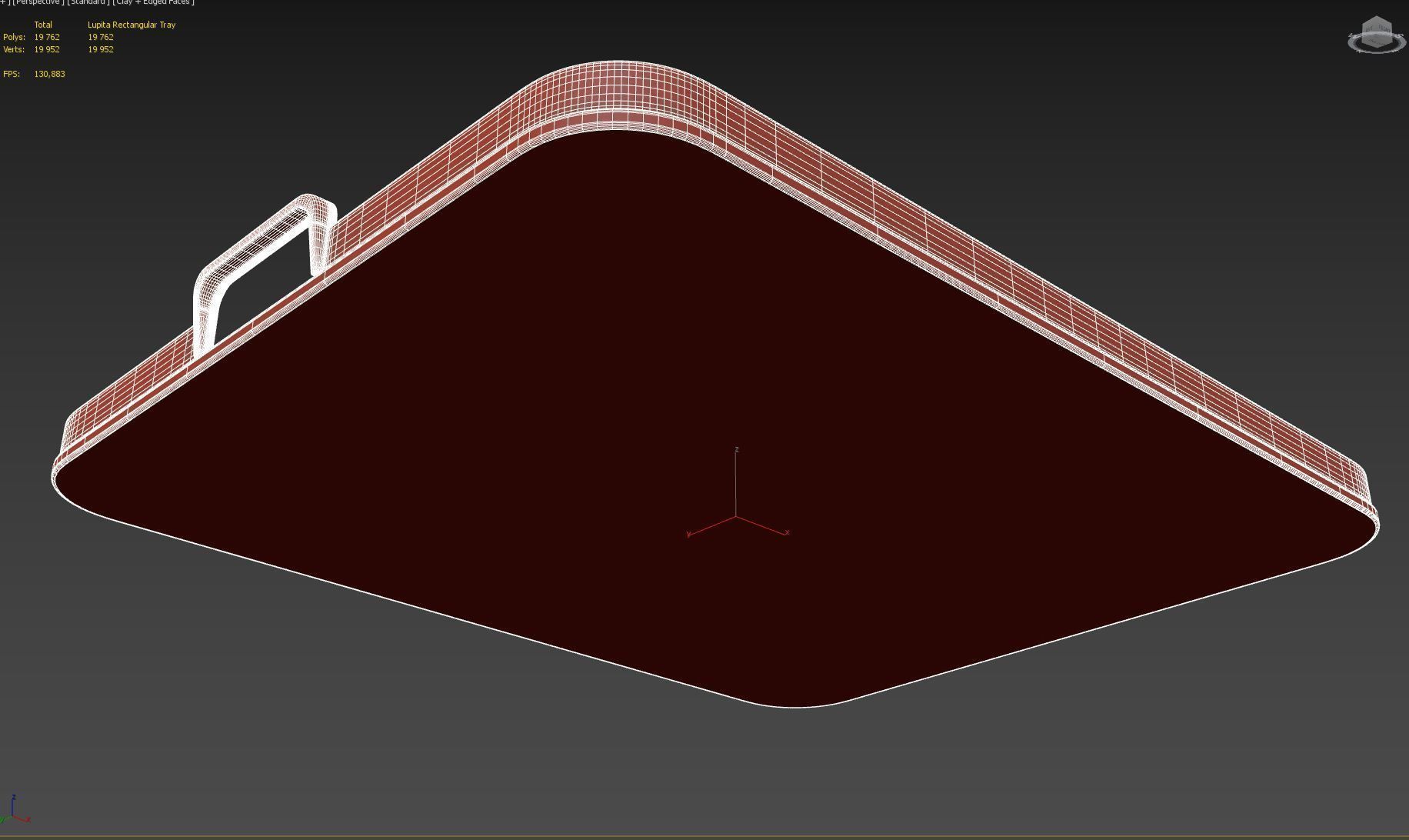 Lupita Rectangular Tray Free 3D model_17