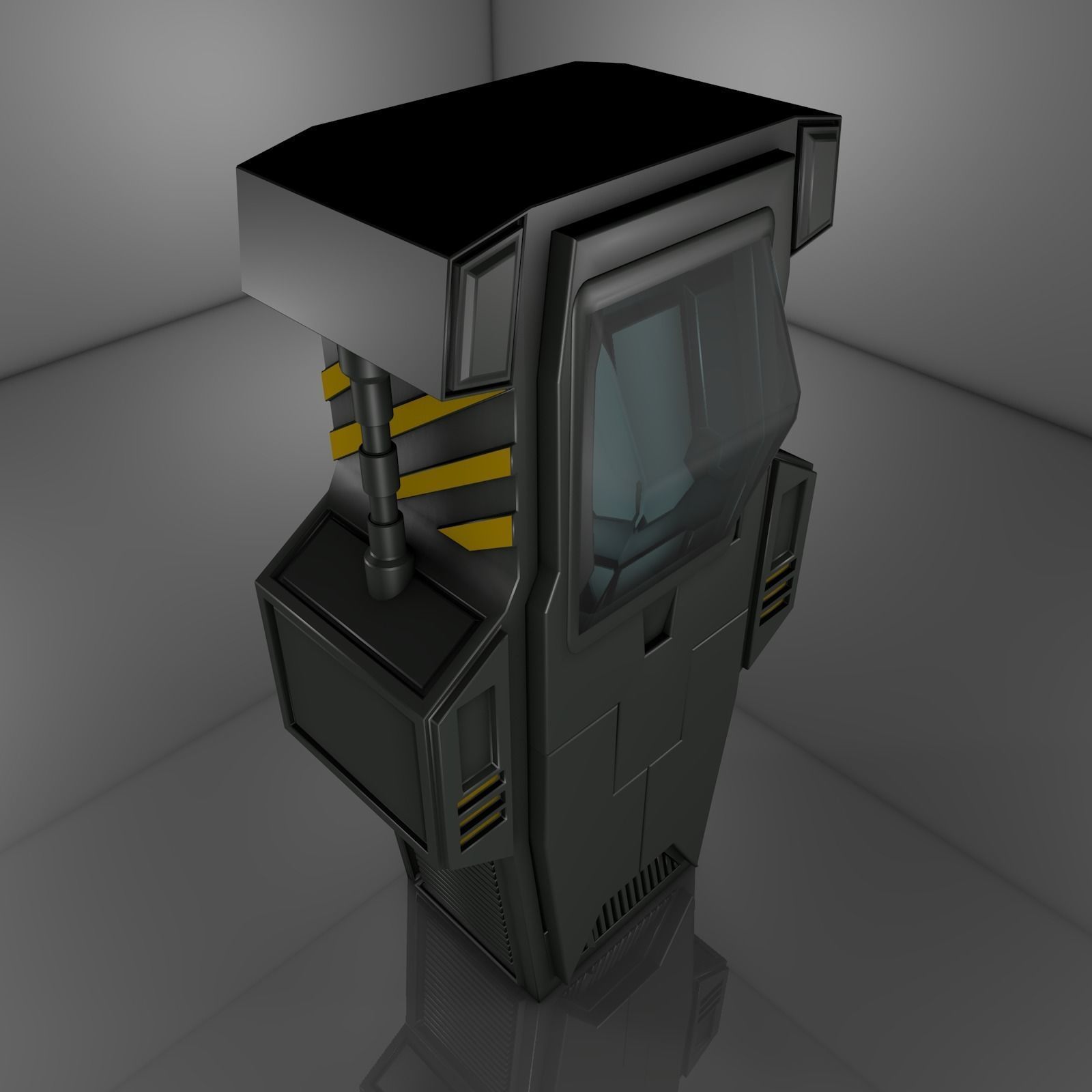 Sci Fi Incubator 3D model_2
