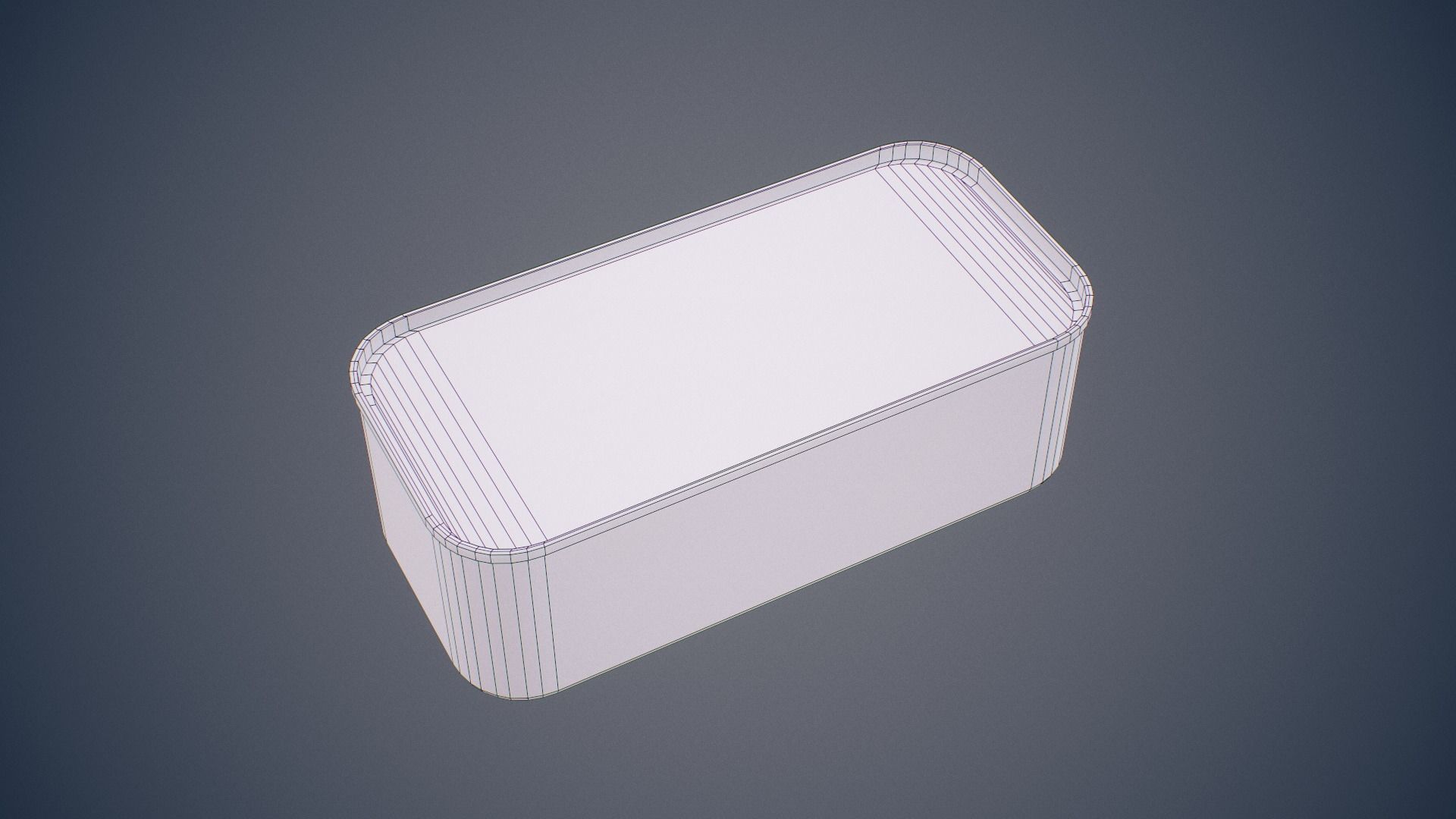 Soviet ammunition canister Low-poly 3D model_9