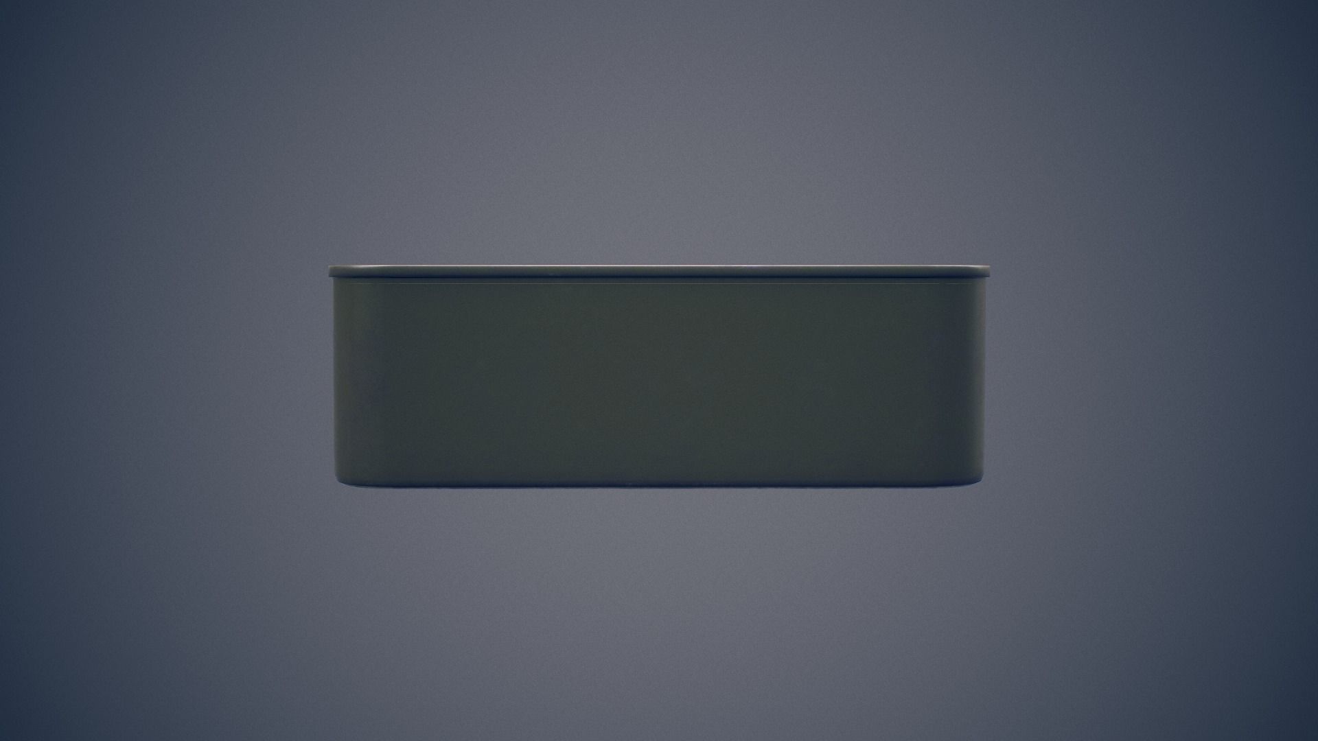 Soviet ammunition canister Low-poly 3D model_7