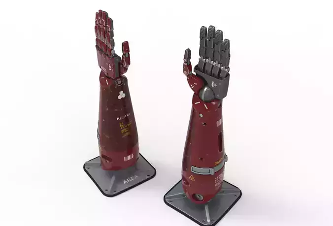  Robot Android mechanical hand 3D model