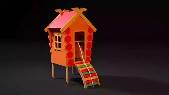Game house on legs