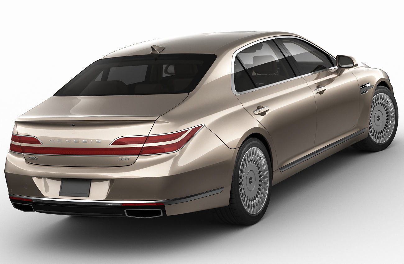 Genesis G90 2021 3D model_1