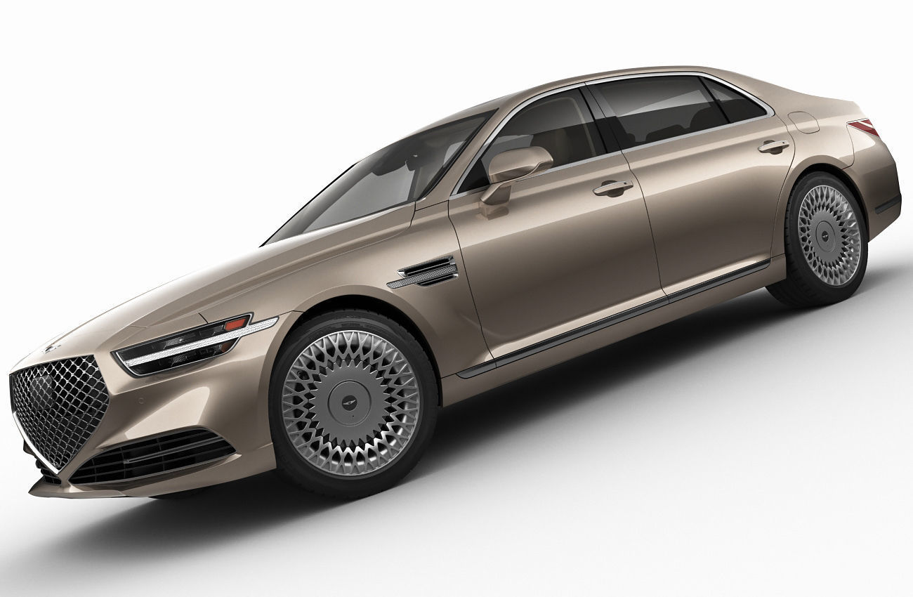 Genesis G90 2021 3D model_9