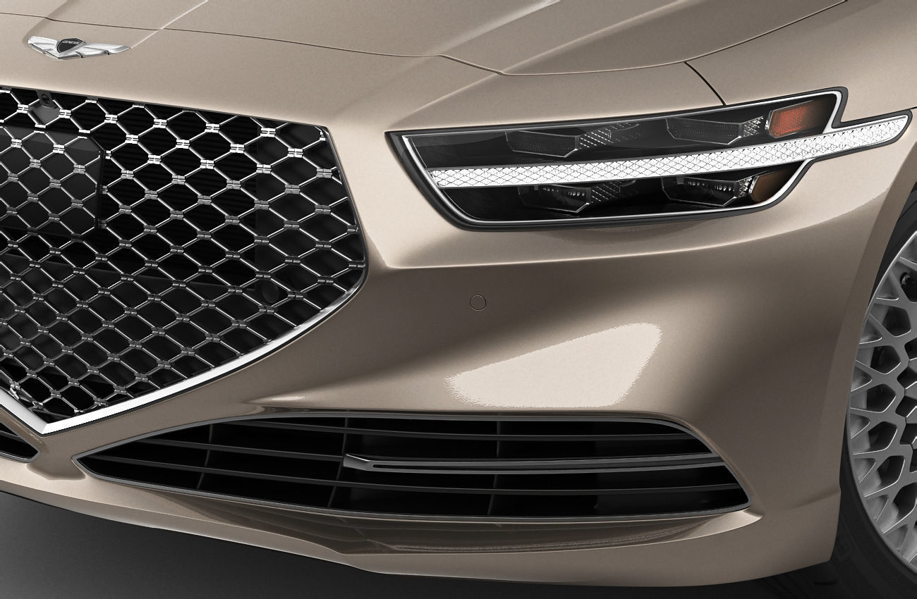 Genesis G90 2021 3D model_3
