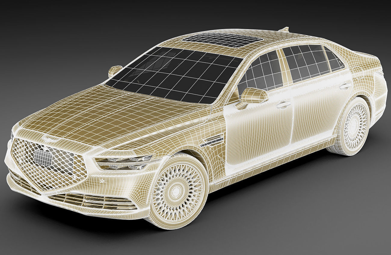 Genesis G90 2021 3D model_22