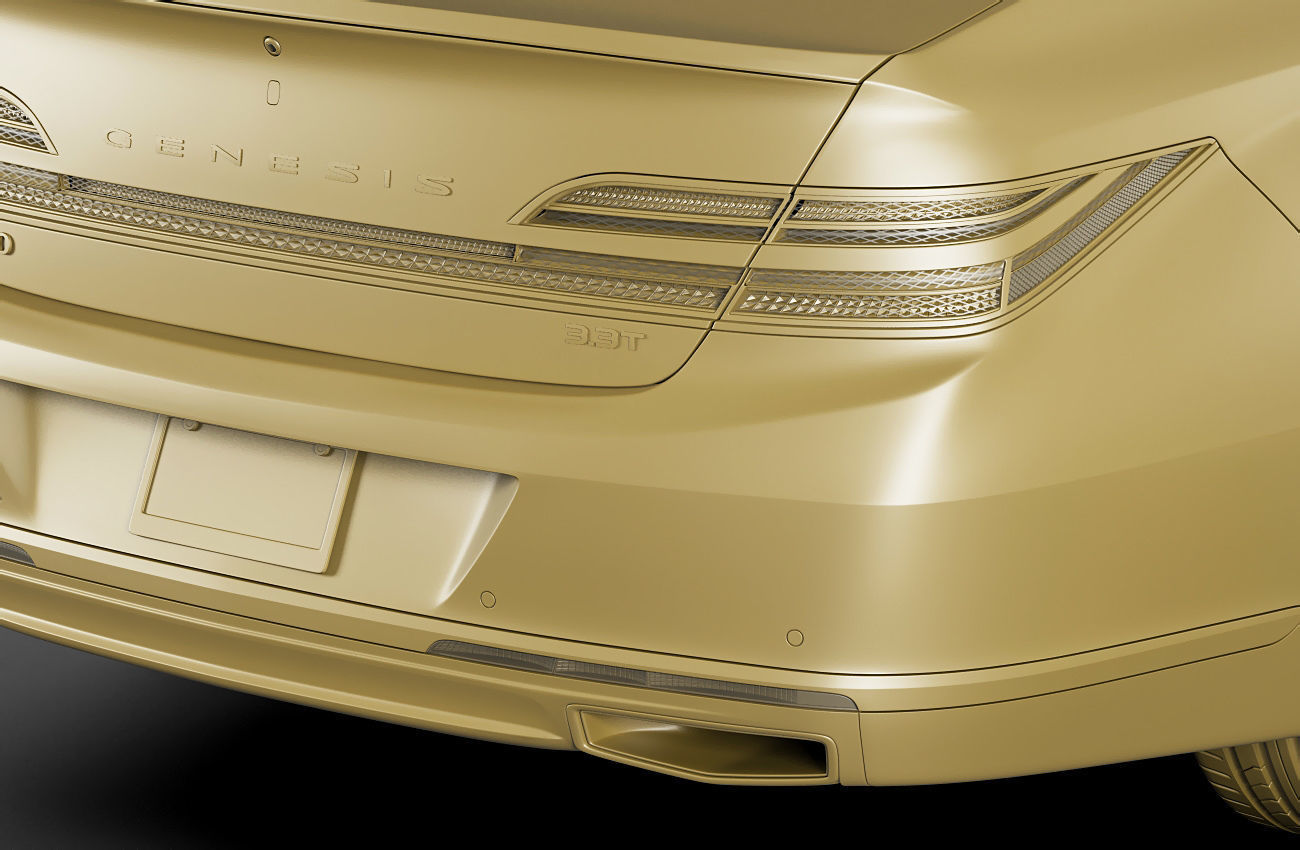 Genesis G90 2021 3D model_21