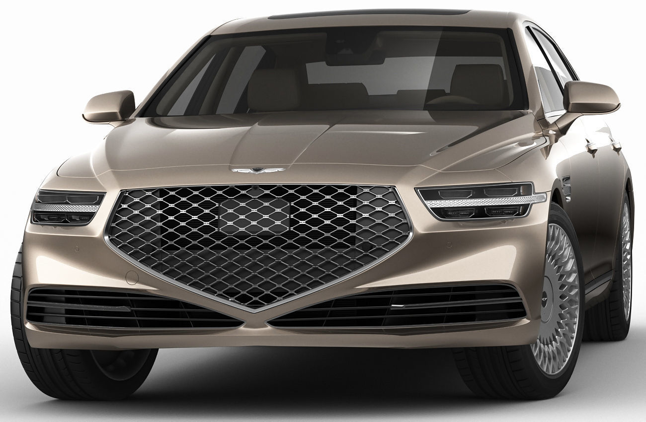 Genesis G90 2021 3D model_12