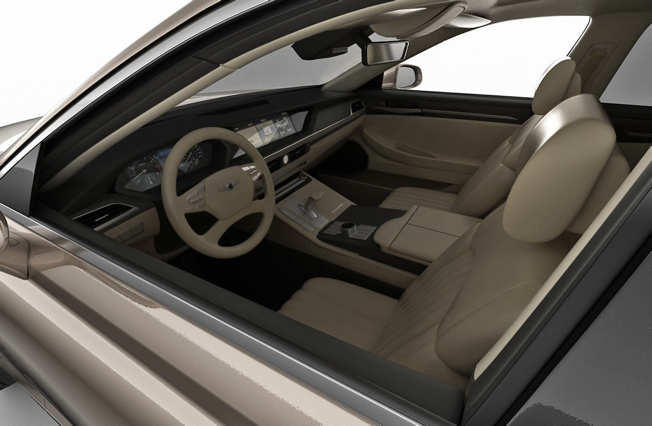 Genesis G90 2021 3D model_14