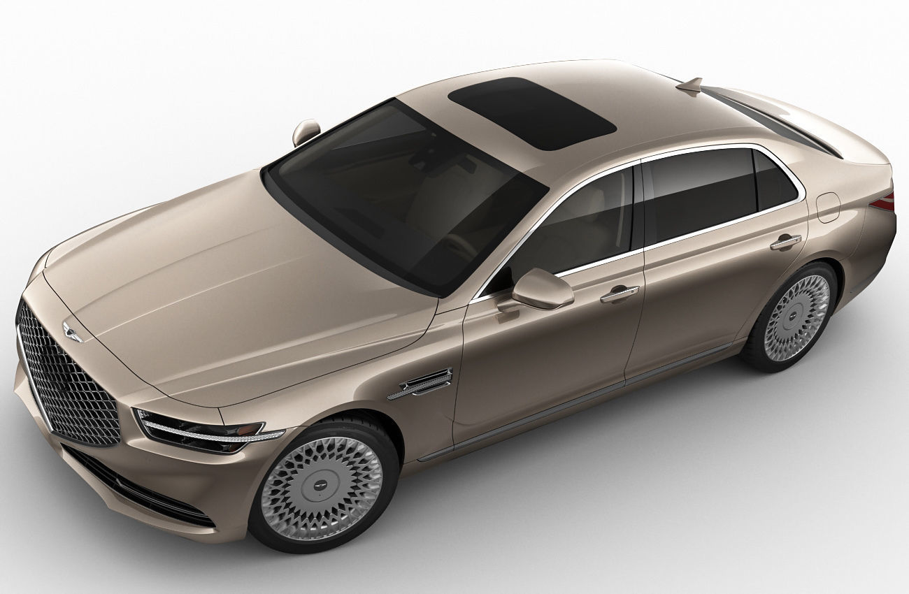 Genesis G90 2021 3D model_7