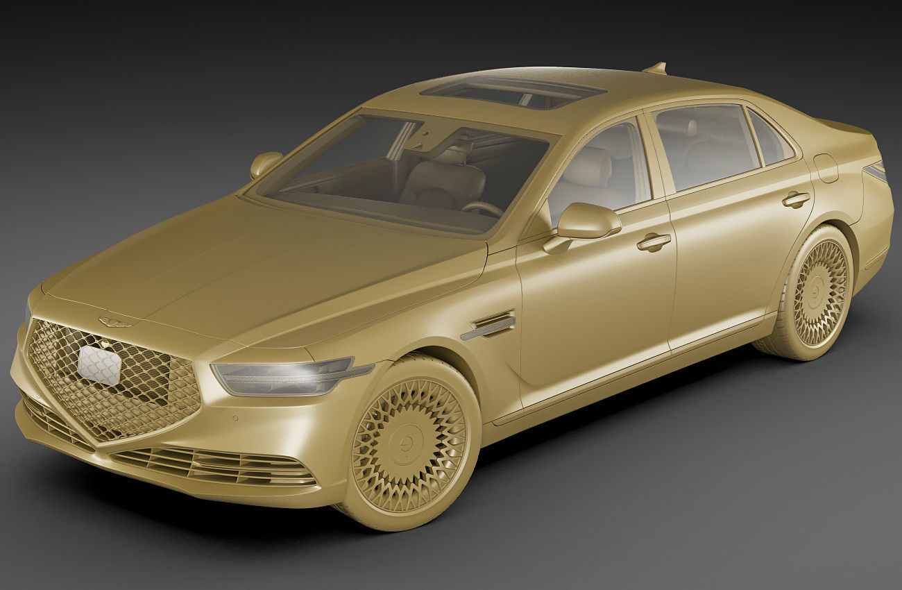 Genesis G90 2021 3D model_18