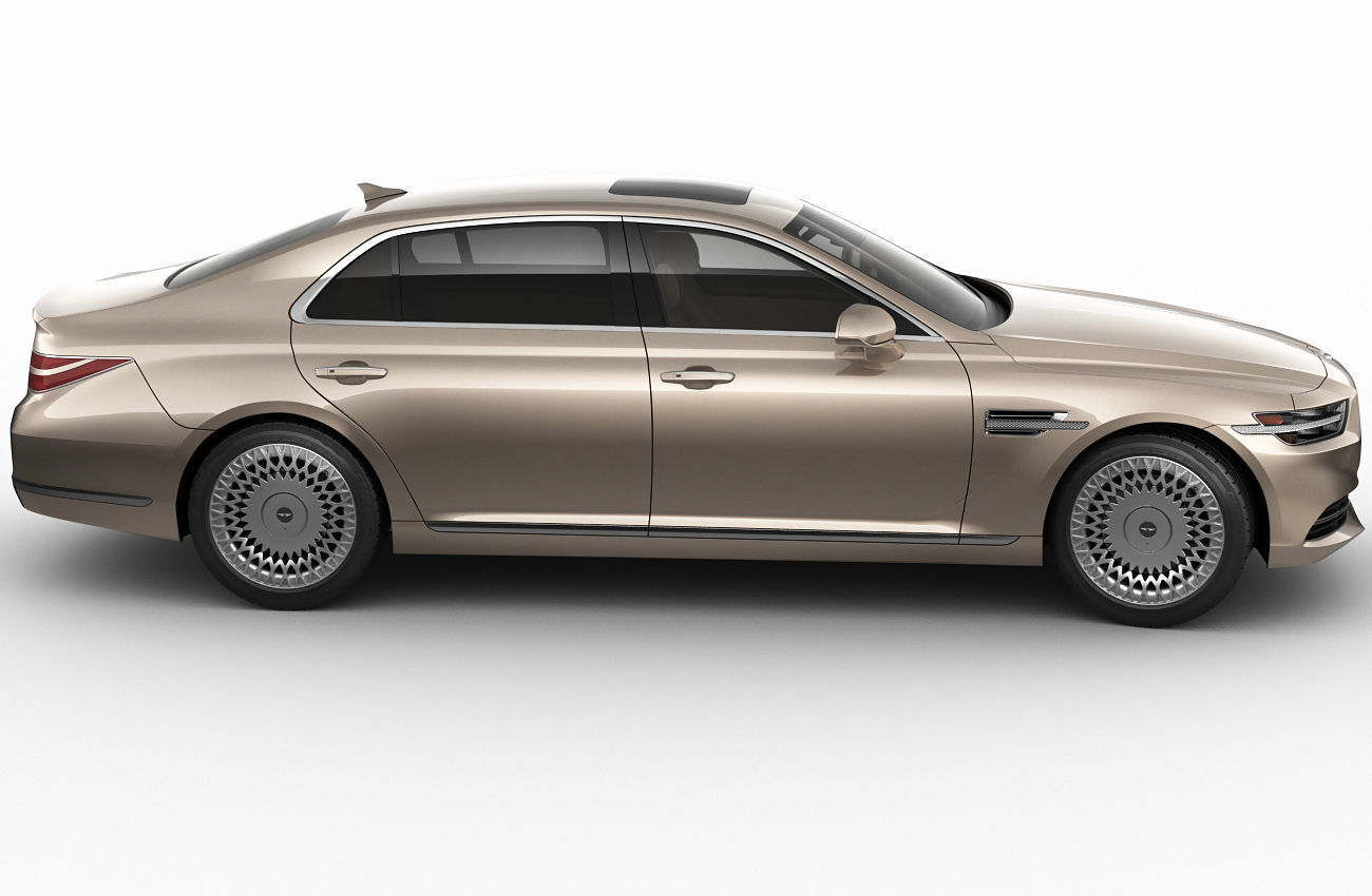Genesis G90 2021 3D model_2