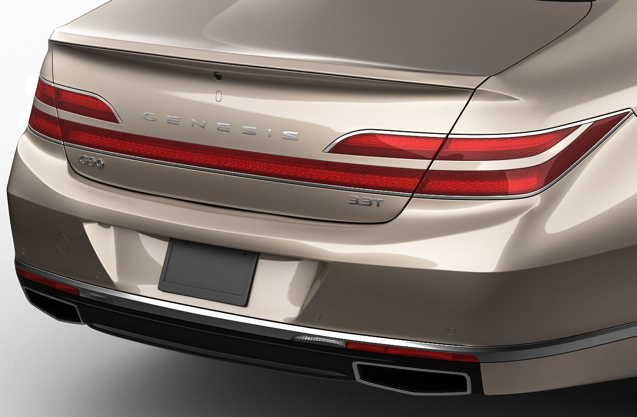 Genesis G90 2021 3D model_5