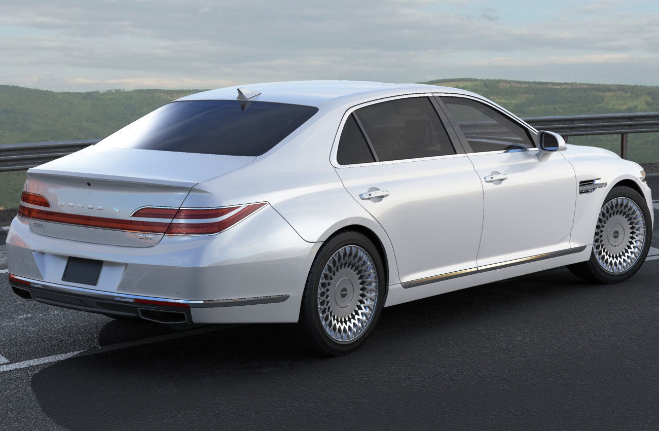 Genesis G90 2021 3D model_17