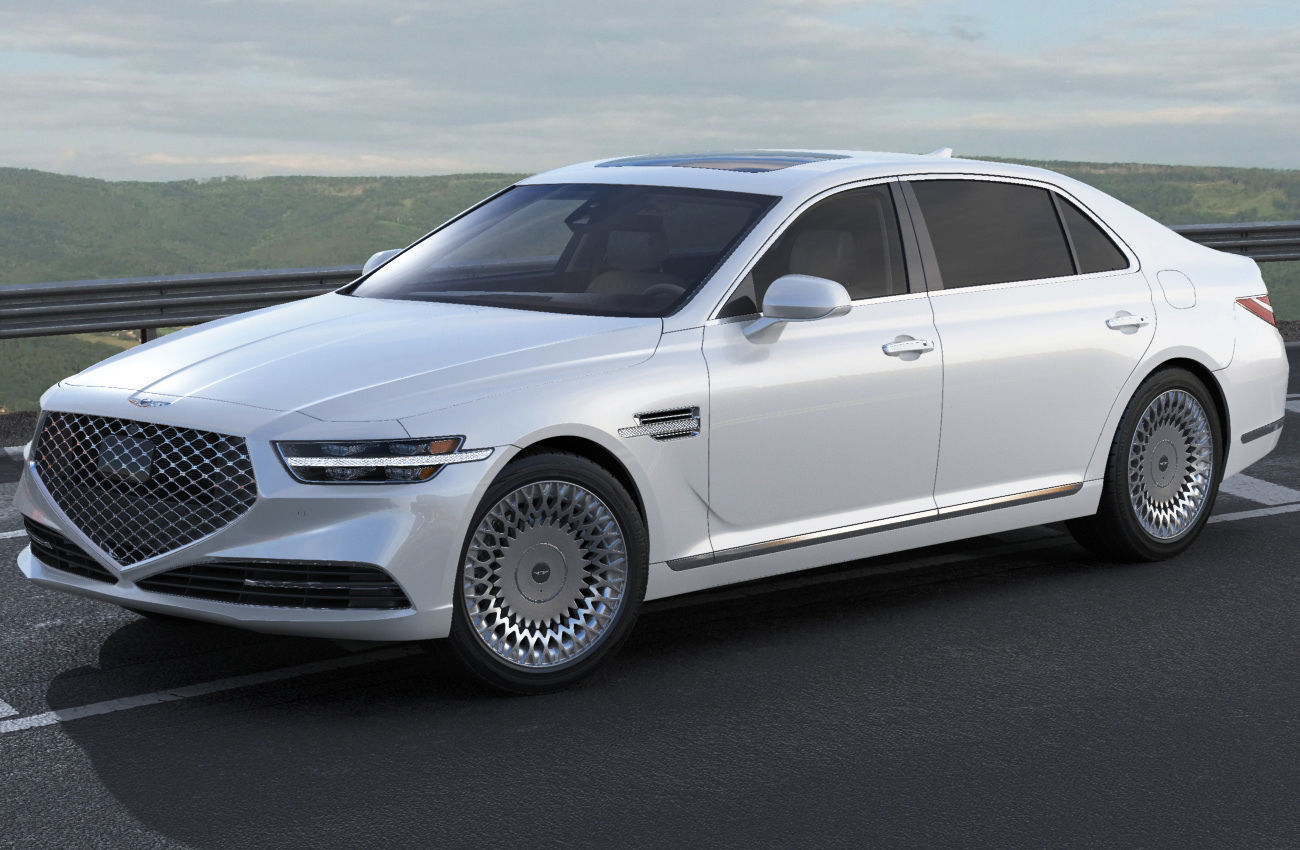Genesis G90 2021 3D model_16
