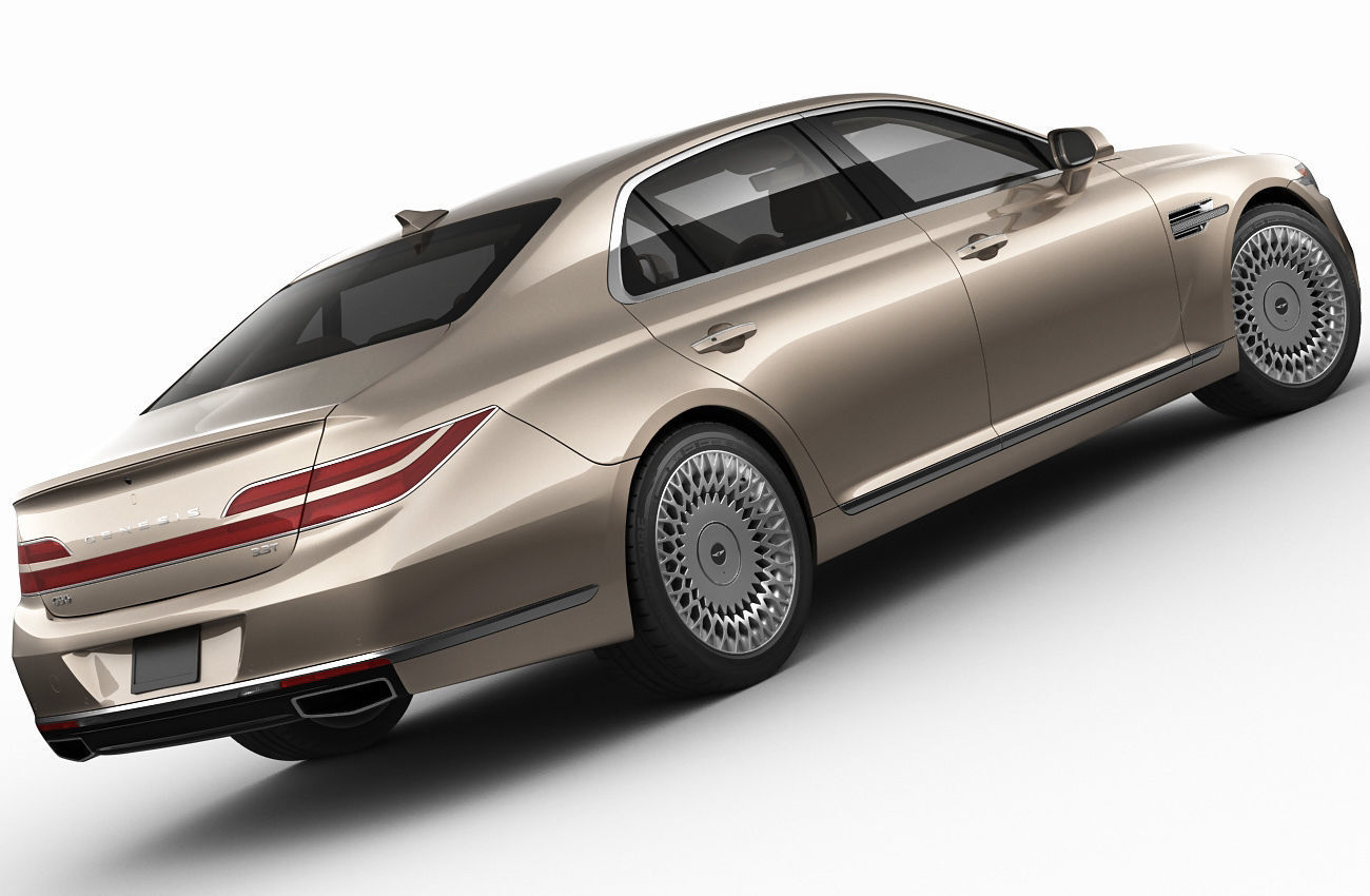 Genesis G90 2021 3D model_10