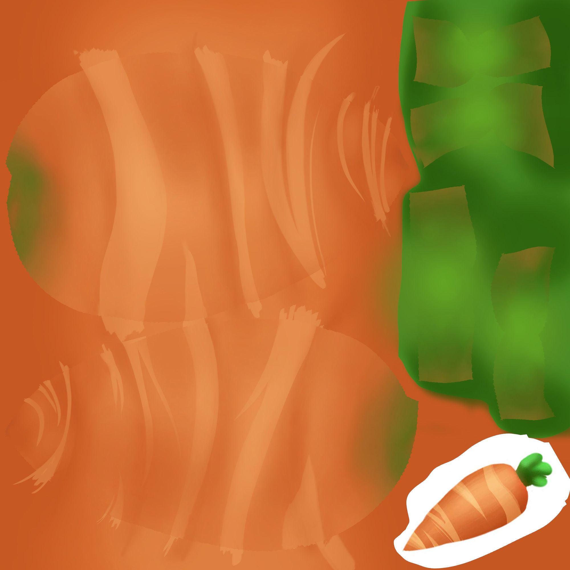 Carrot 3D model_1