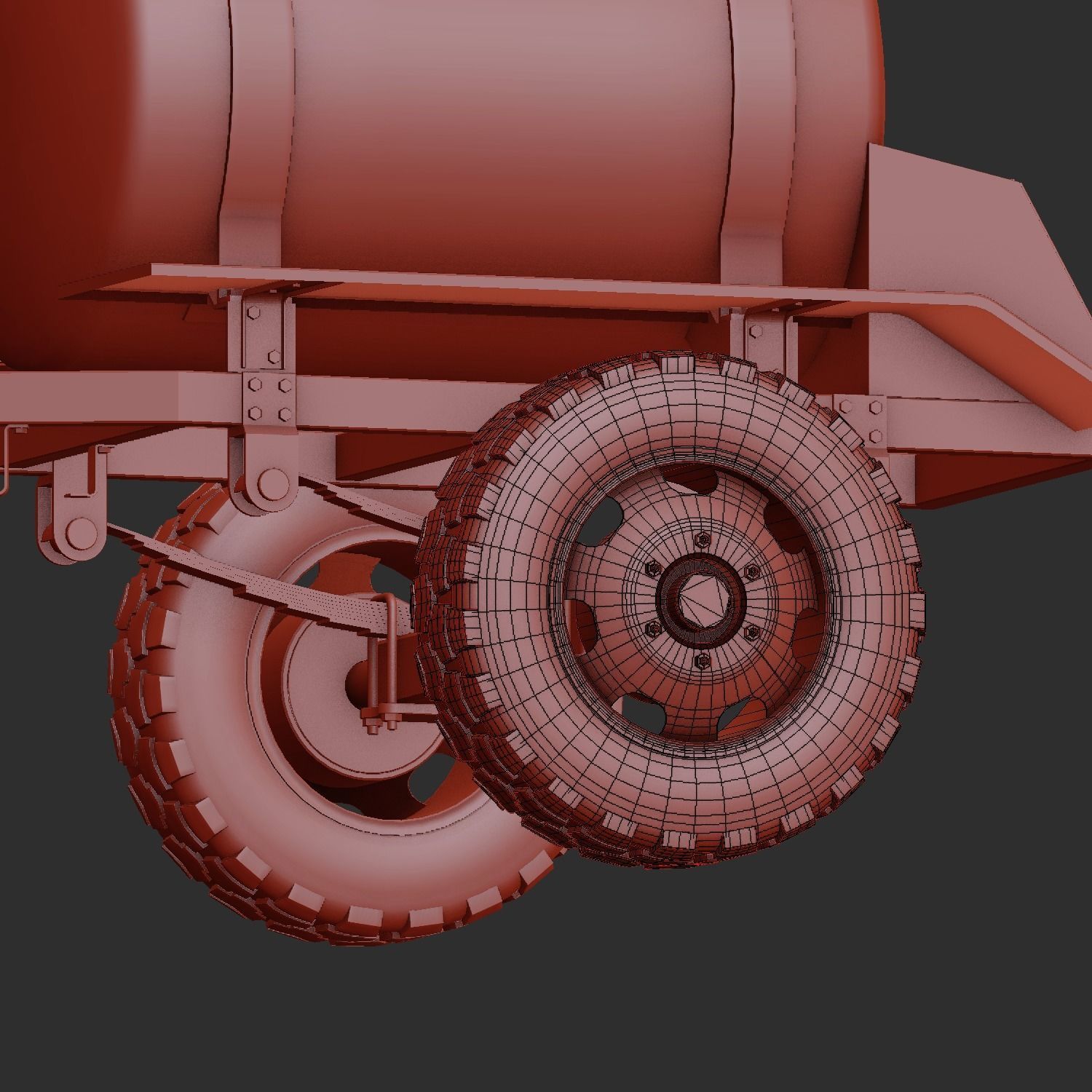 Trailer barrel 3D model_24