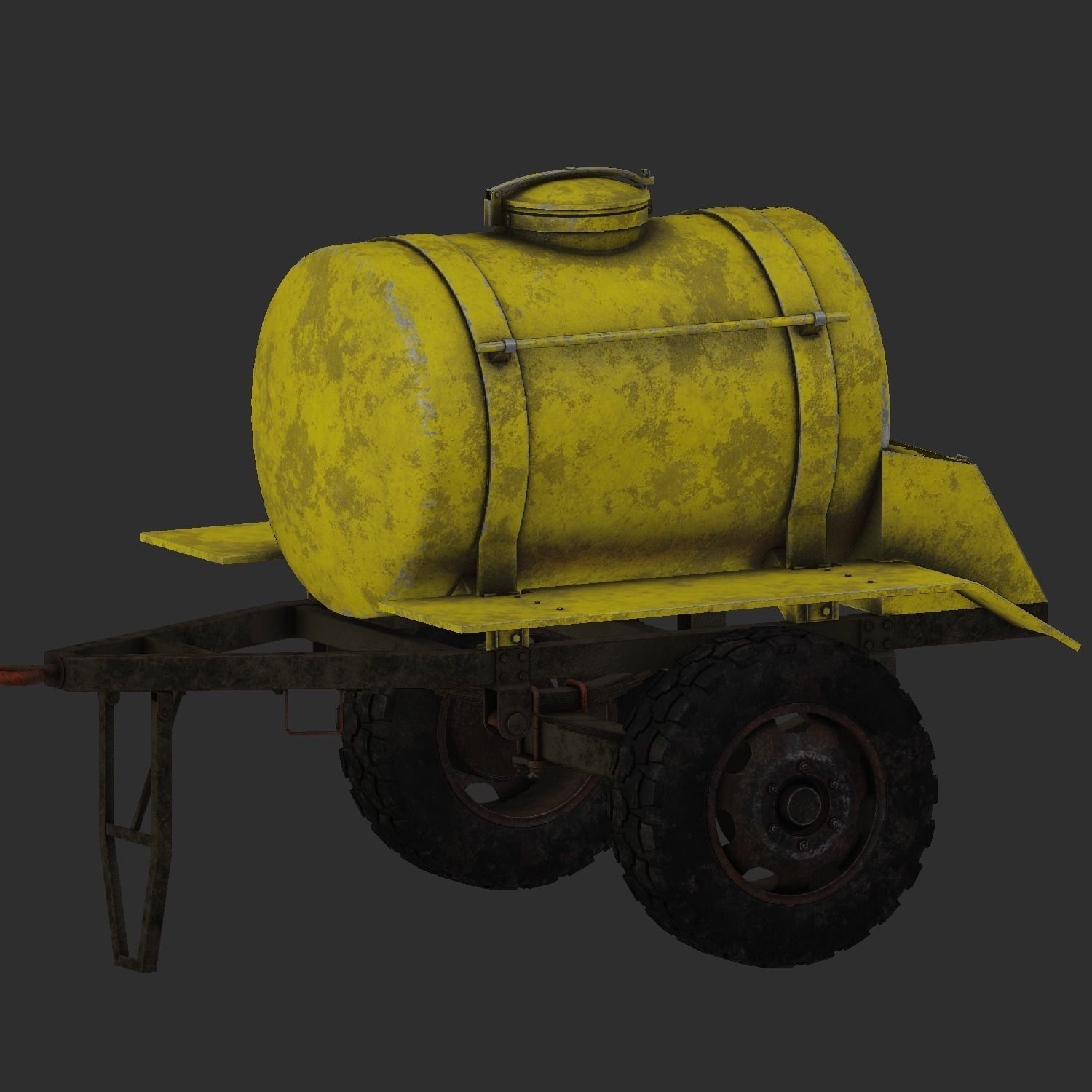 Trailer barrel 3D model_9