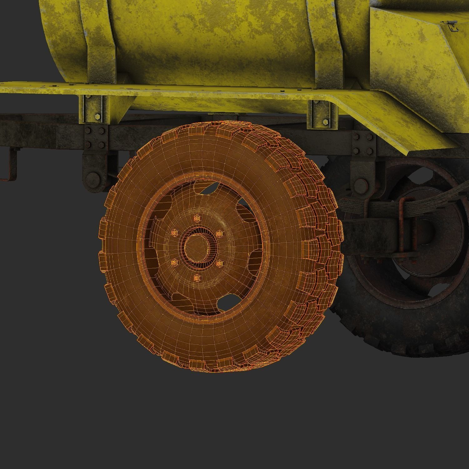 Trailer barrel 3D model_14