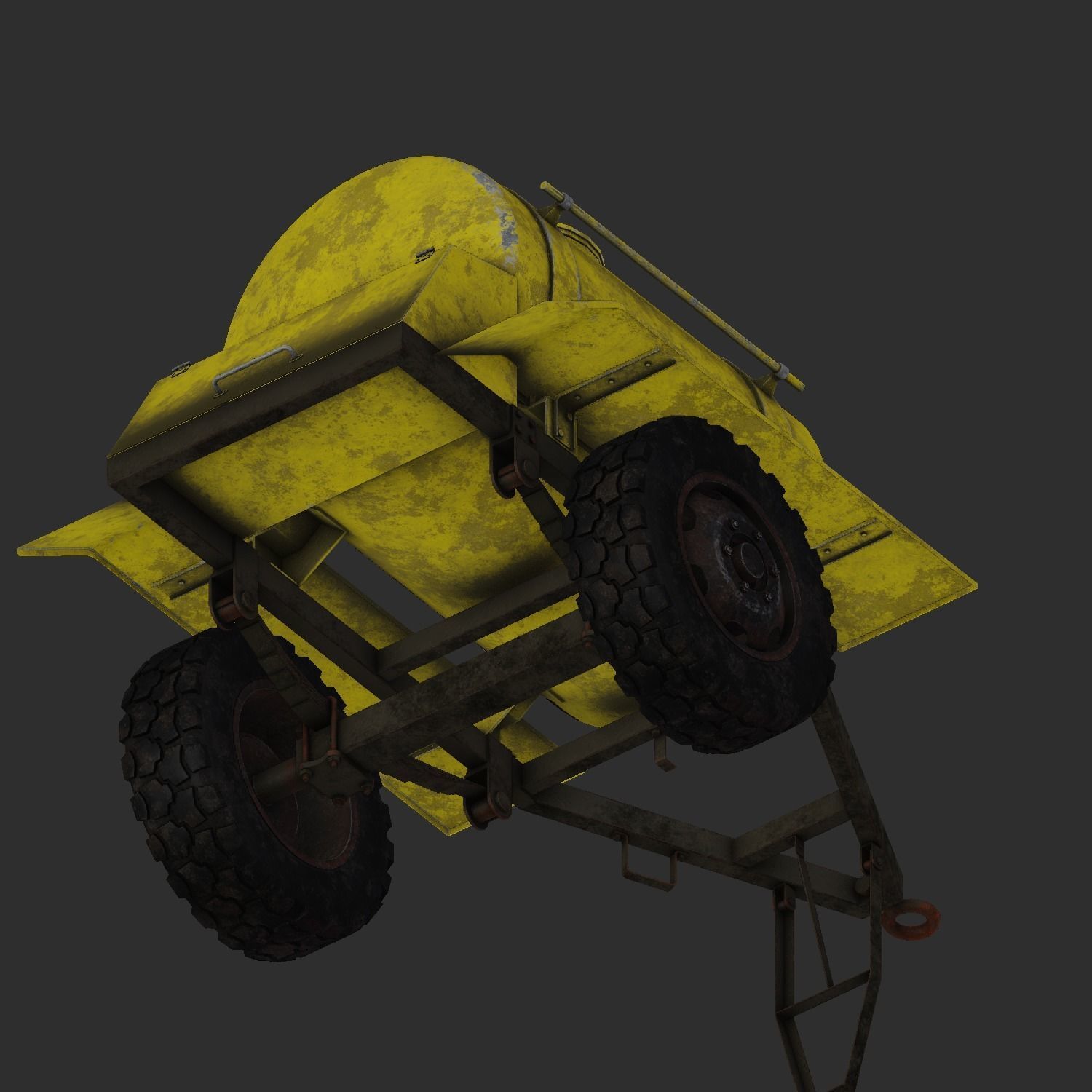 Trailer barrel 3D model_10