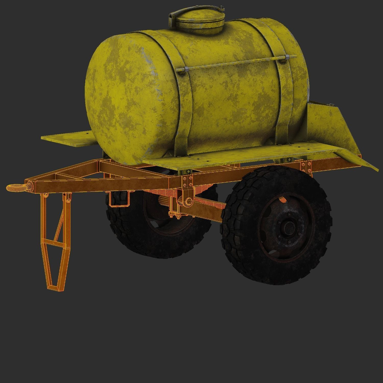 Trailer barrel 3D model_15