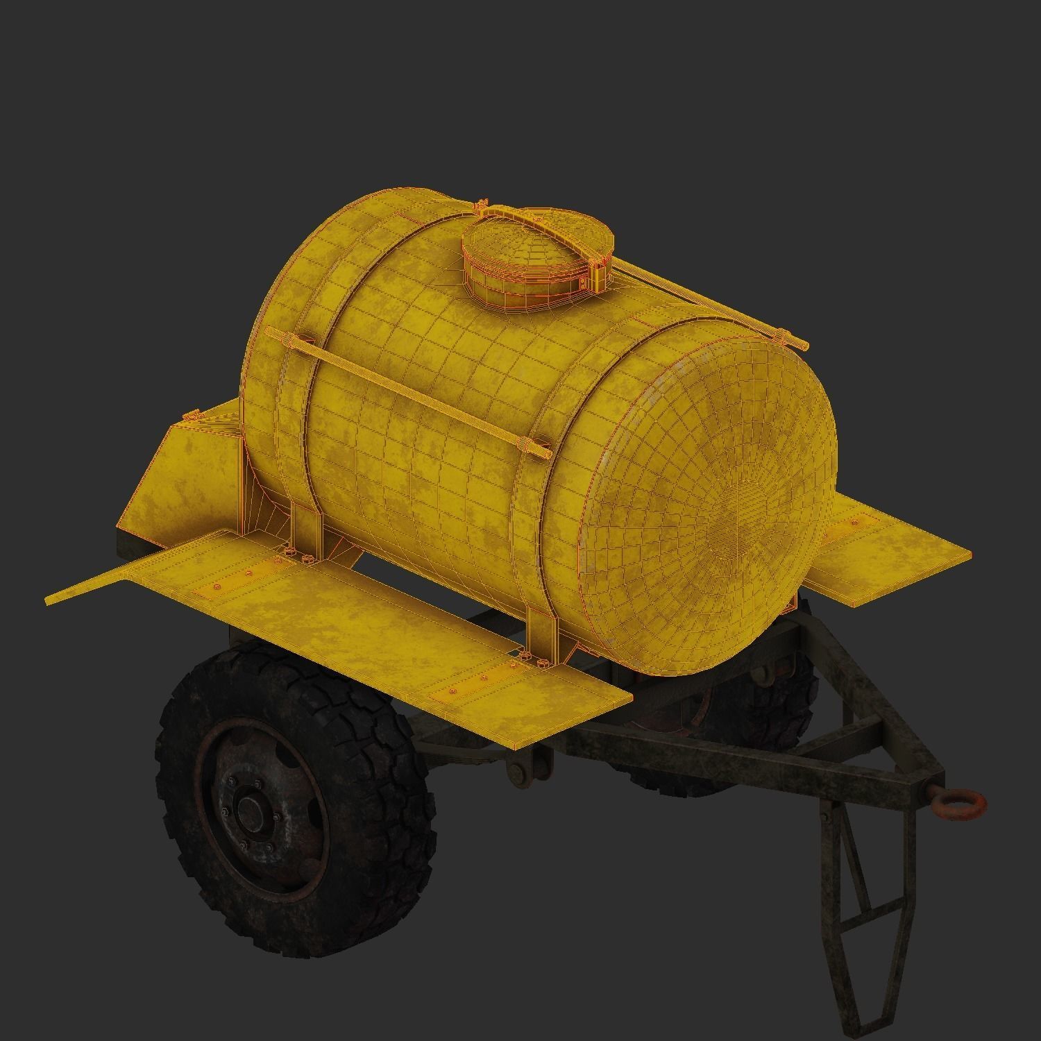 Trailer barrel 3D model_16