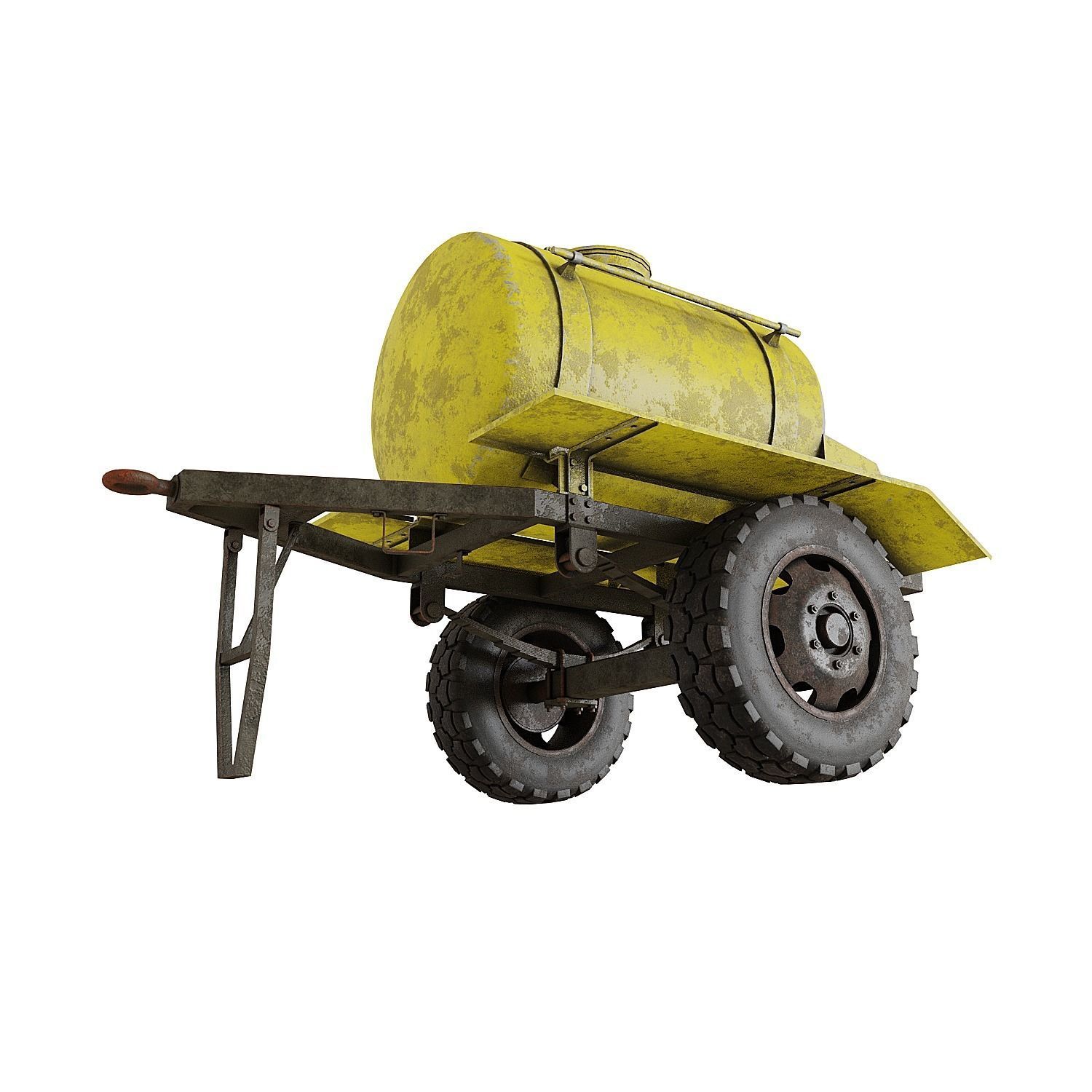 Trailer barrel 3D model_7