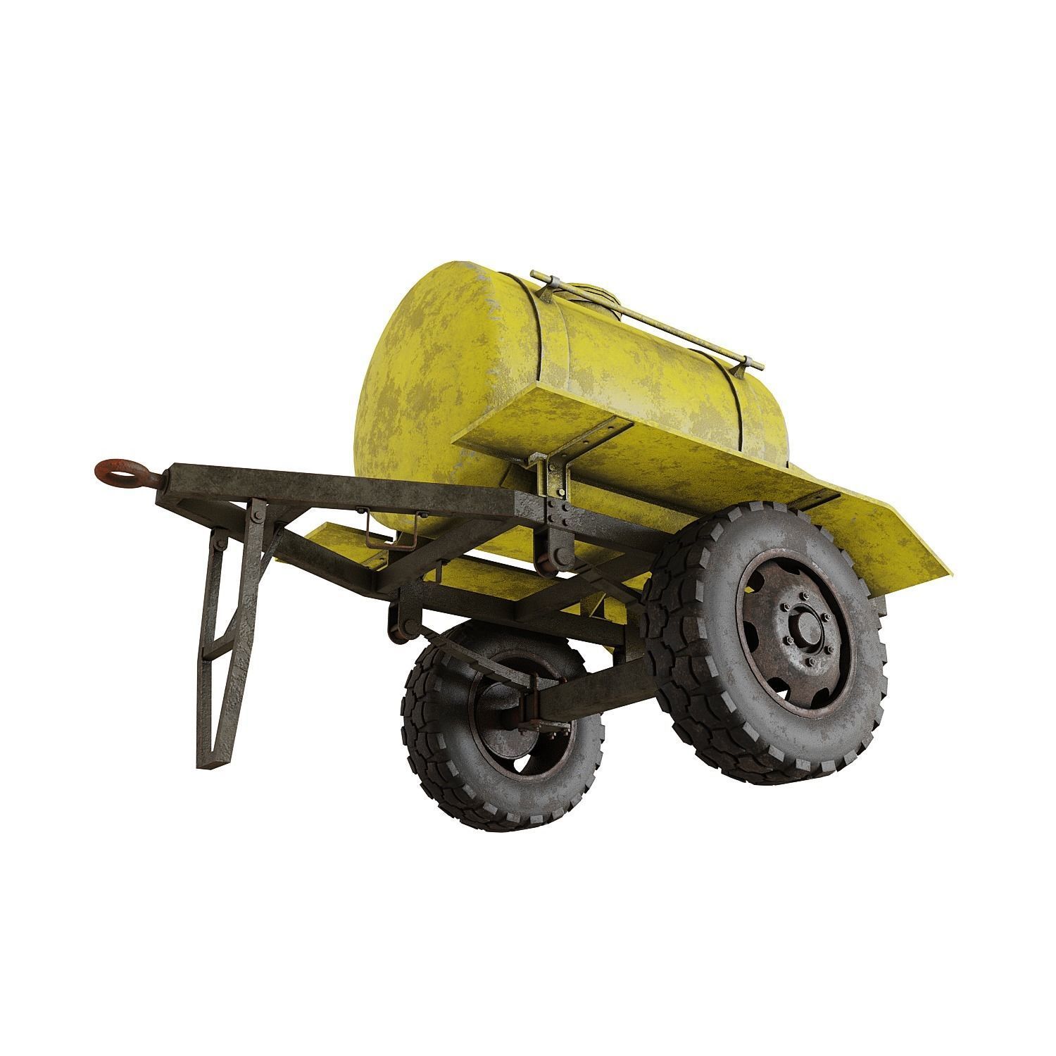 Trailer barrel 3D model_8