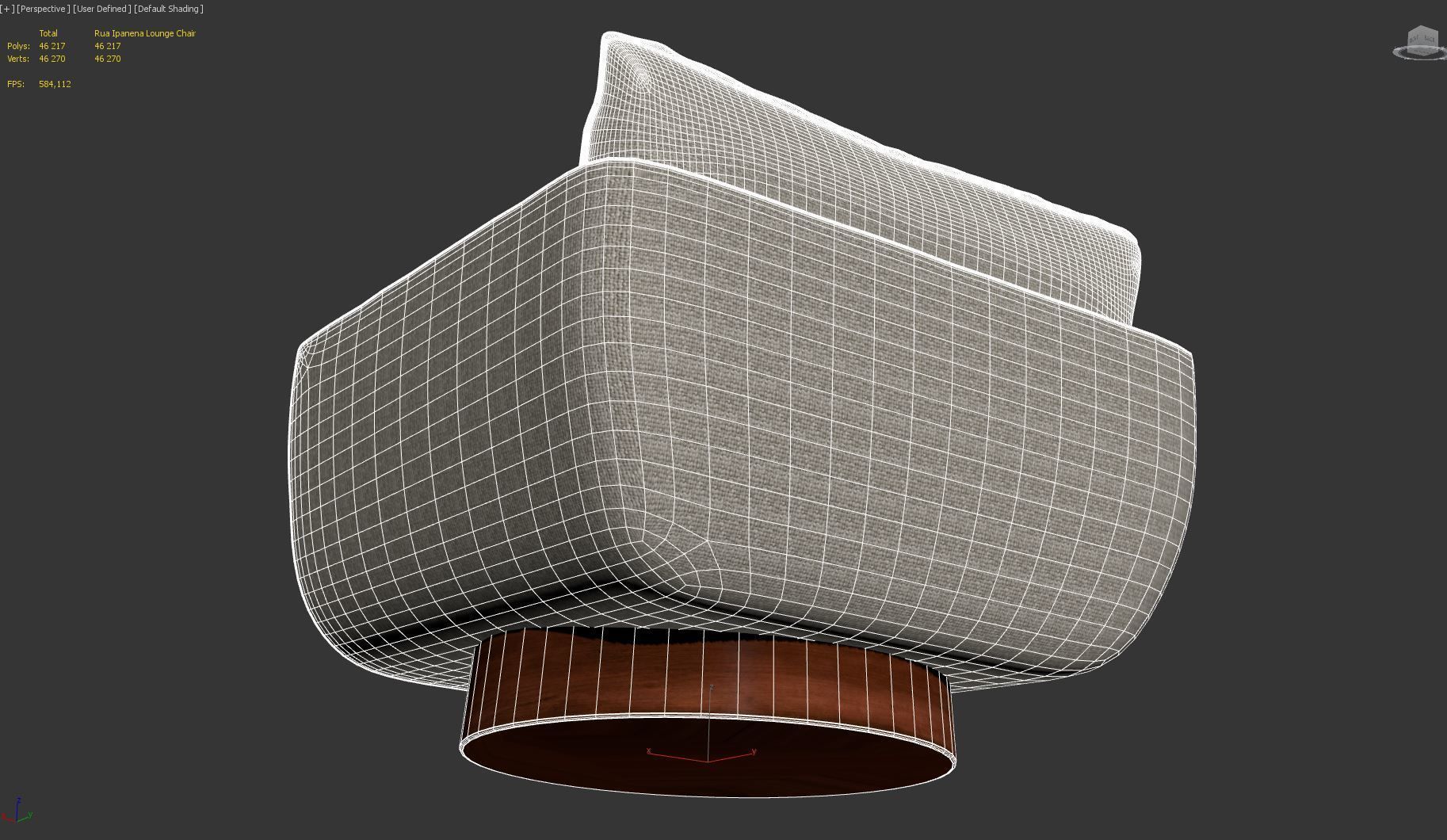 Rua Ipanena Lounge Chair 3D model_18