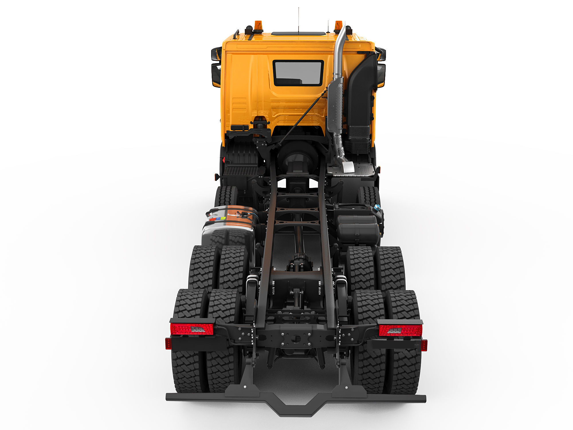 Dump Truck 8X4 3D model_12