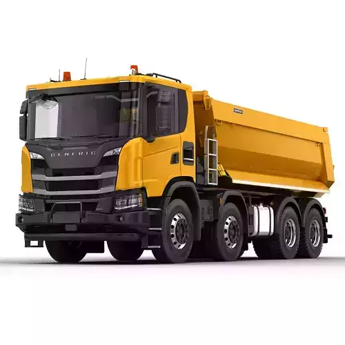 Dump Truck 8X4 3D model