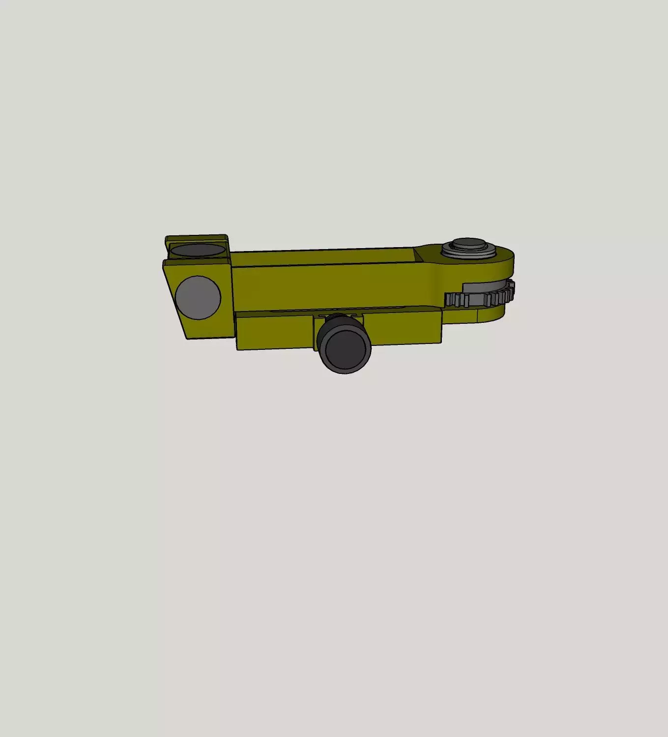 Adjustable mount for Elcan scopes 3D model_0