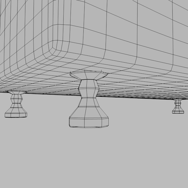 Armchair Sofa Free low-poly 3D model_7