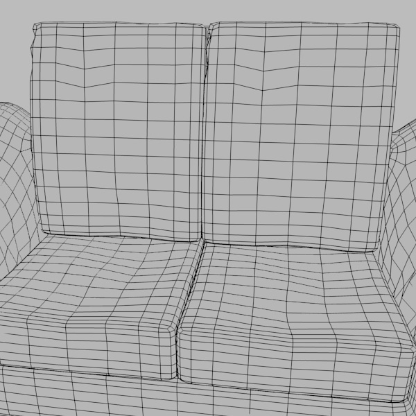 Armchair Sofa Free low-poly 3D model_6