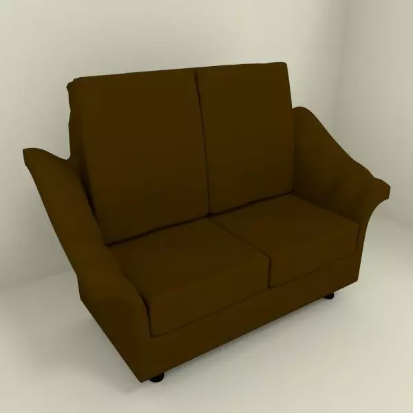 Armchair Sofa Free low-poly 3D model_0