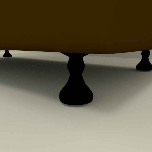 Armchair Sofa Free low-poly 3D model_4