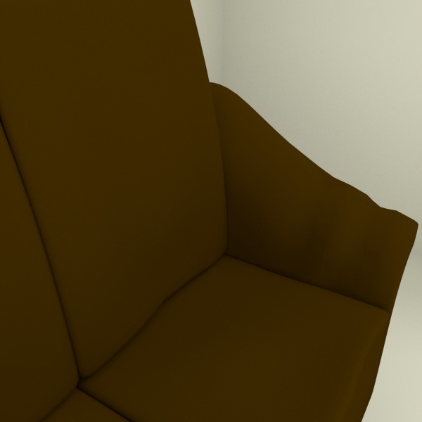 Armchair Sofa Free low-poly 3D model_8