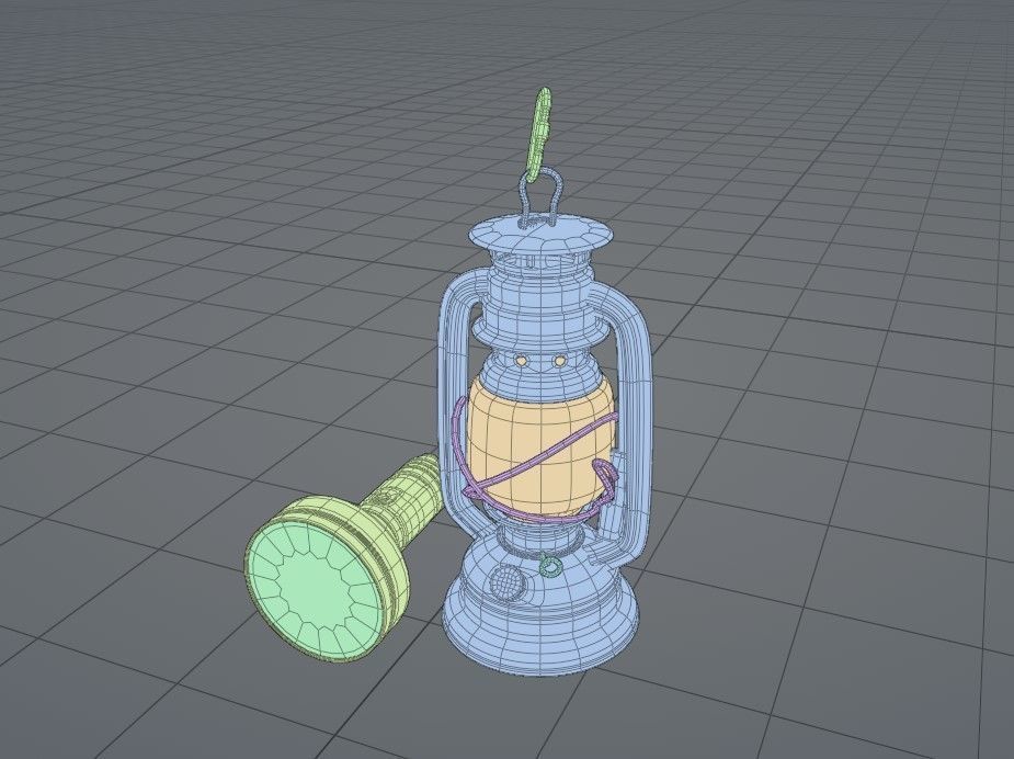 Camp Scene 3D model_12