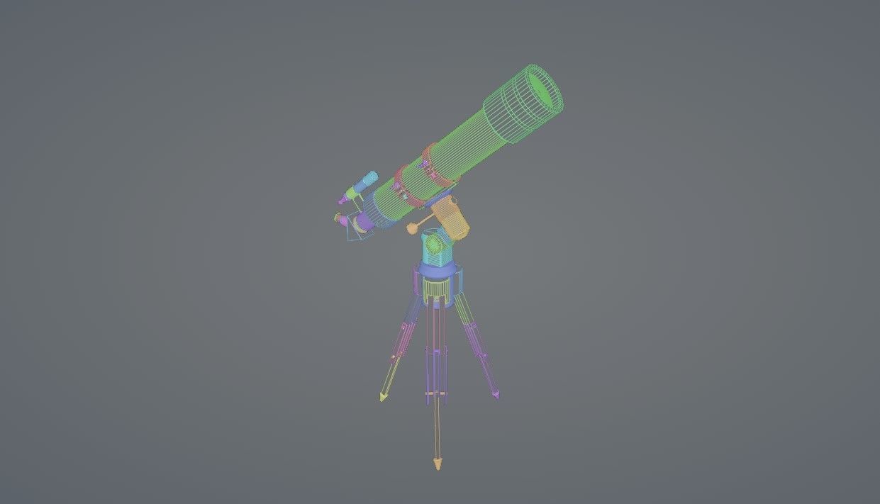 Camp Scene 3D model_6