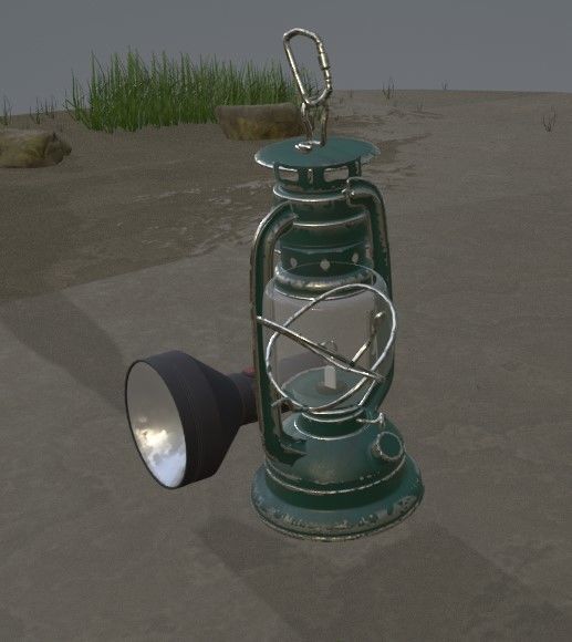 Camp Scene 3D model_5