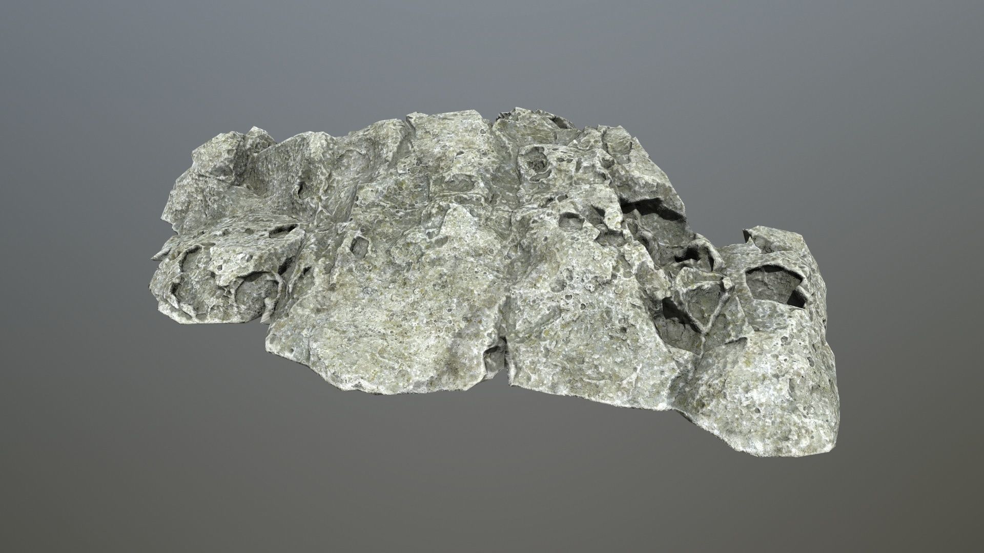 rock set 4 piece of Low-poly 3D model_20