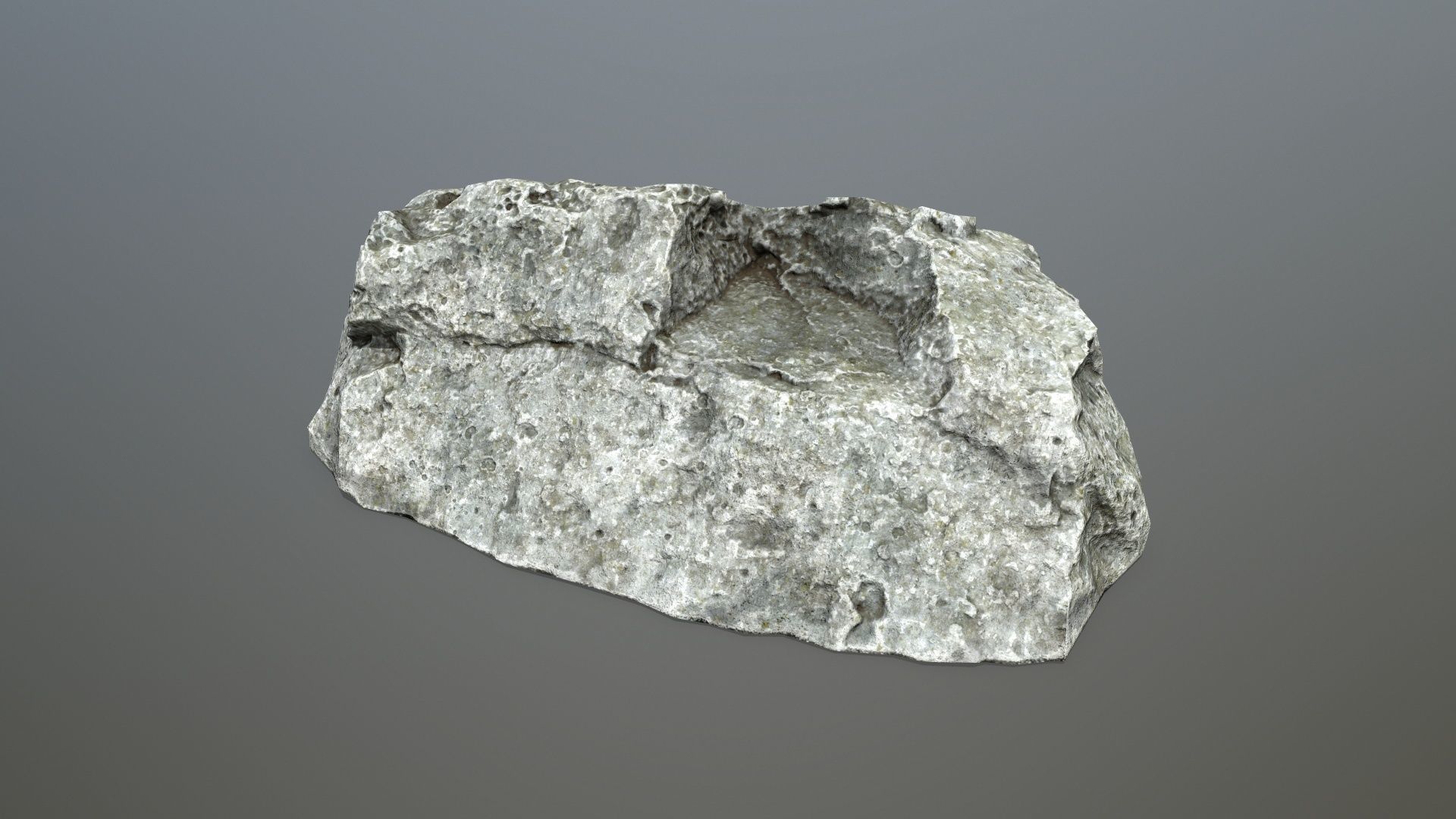 rock set 4 piece of Low-poly 3D model_7