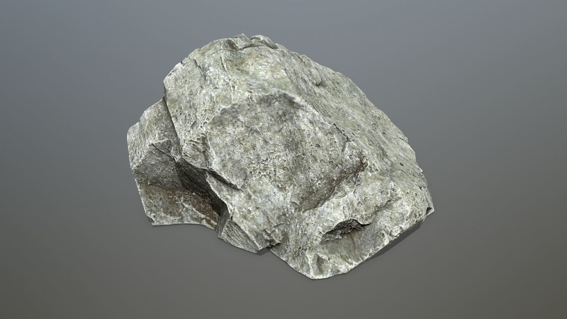 rock set 4 piece of Low-poly 3D model_9